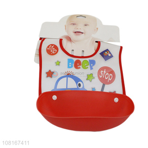 Yiwu supplier creative waterproof bibs EVA baby bibs