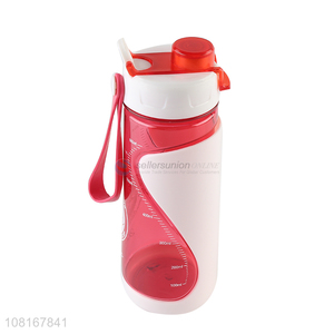 Best Quality Fashion Plastic Water Bottle With Hand Strap