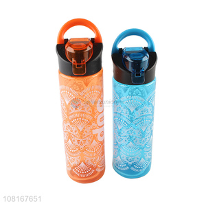 Wholesale Fashion Space Bottle Plastic Water Bottle With Handle