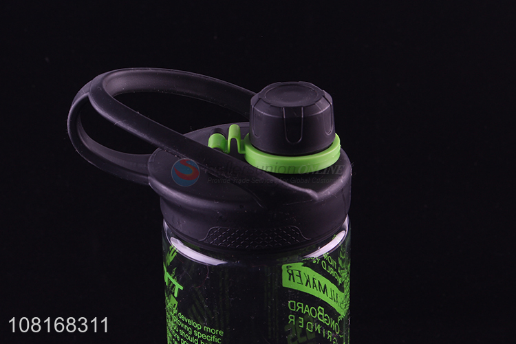 Custom Printing Portable Plastic Water Bottle With Handle