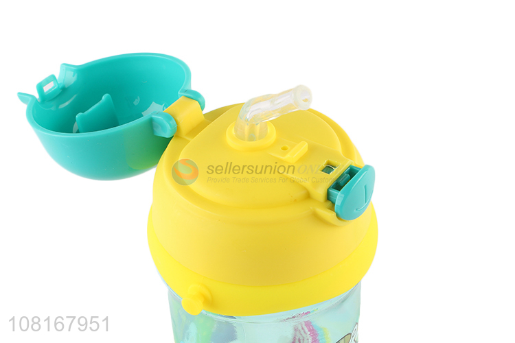 New Arrival Portable Water Bottle With Straw For Kids