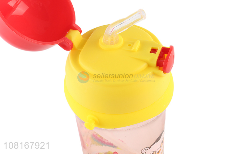 Factory Direct Sale Plastic Water Bottle With Straw