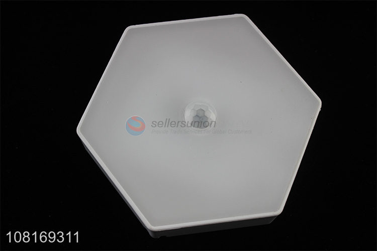 Good Quality Hexagonal Motion Sensing Lamp Led Night Light