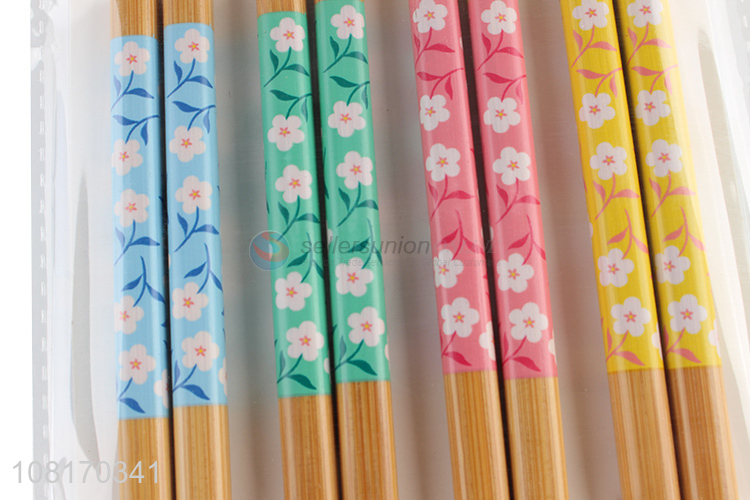 New products printed bamboo chopsticks for kitchen