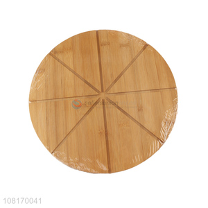 Yiwu supplier simple bamboo cutting board for pizza