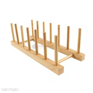 Low Price Wholesale Bamboo Dish Rack Kitchen Supplies