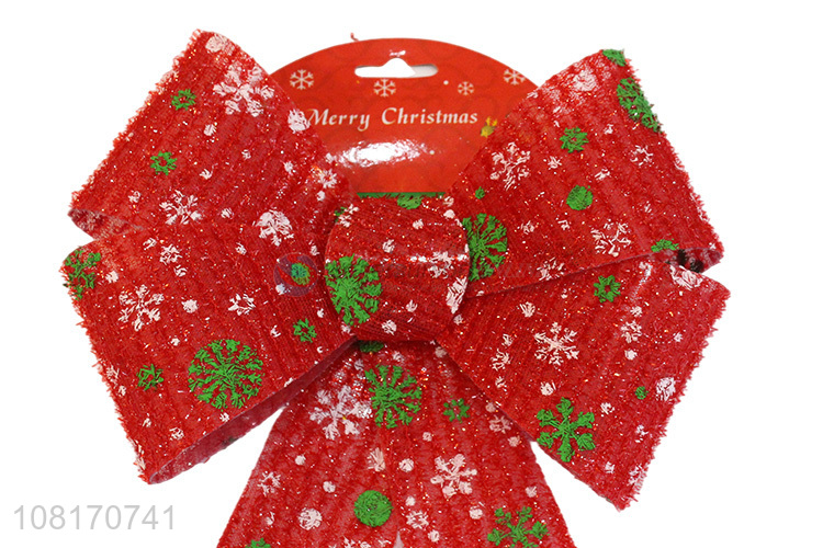 Low price Christmas tree bows Christmas holiday decorative bows