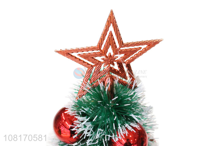 Hot selling mini Christmas tree festival desktop decoration