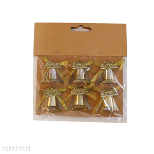 High quality plastic Christmas bells Christmas tree decorations