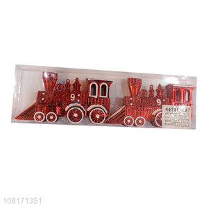 New arrival Christmas table decoration antique Christmas trains