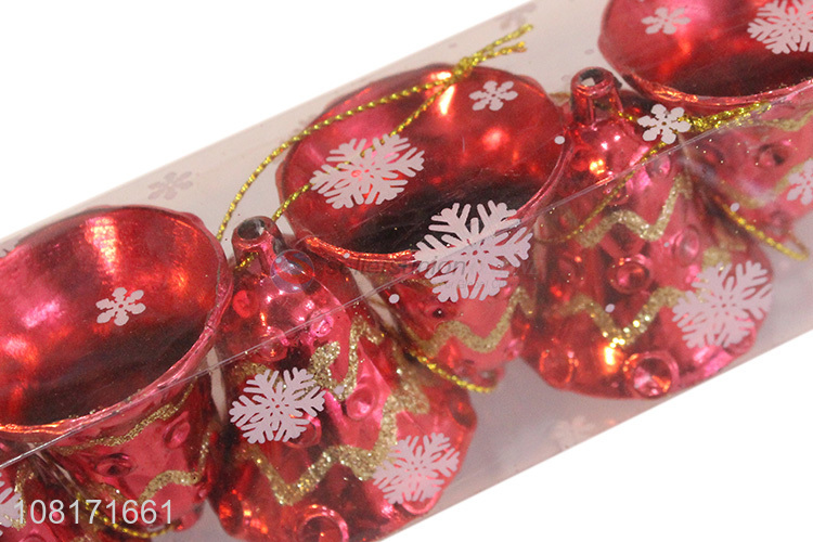 Most popular plastic Christmas bells Christmas party decorations