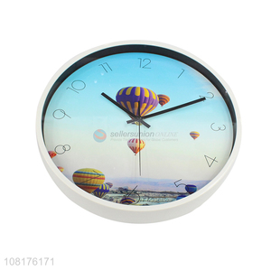 Best selling hot air balloon round wall clocks for home and office