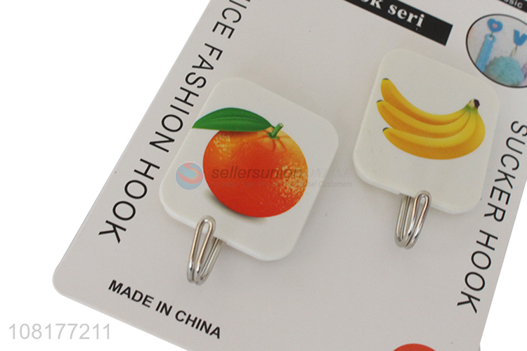 Factory wholesale 2pieces wall-mounted sticky hooks