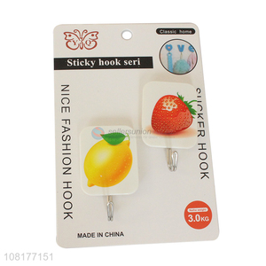 Most popular household eall-mounted sticky hooks wholesale