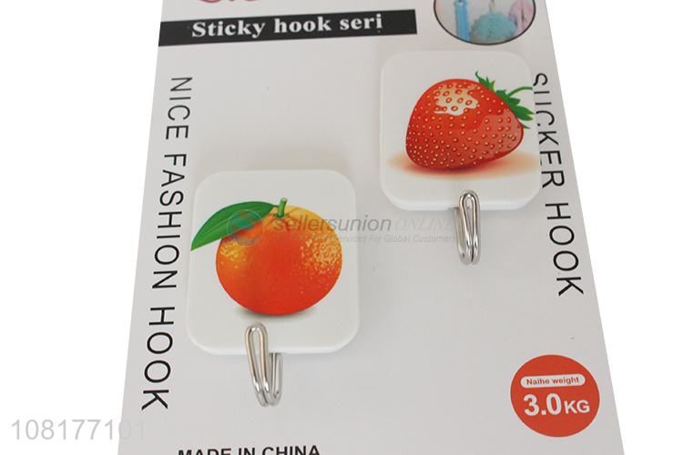 New design heavy duty 2pieces household sticky hooks