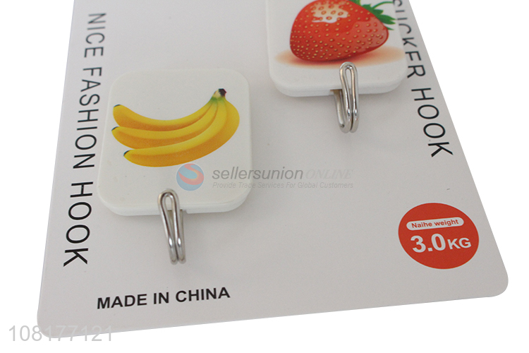 Hot products bathroom kitchen 2pieces sticky hooks for sale