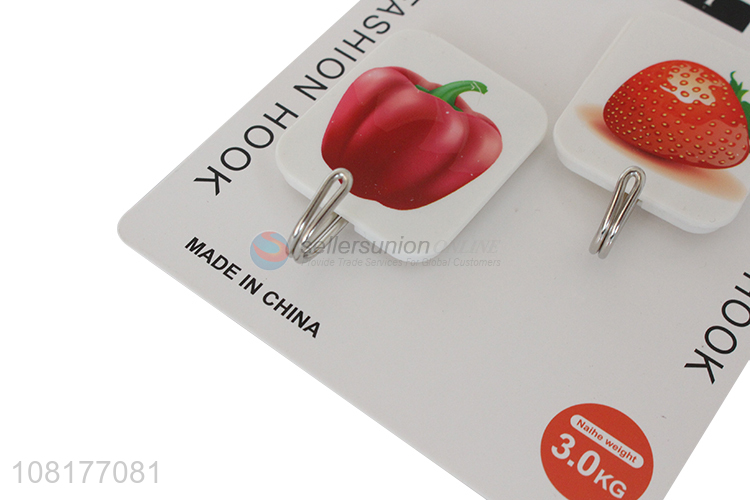 Hot selling 2pieces household kitchen sticky hooks