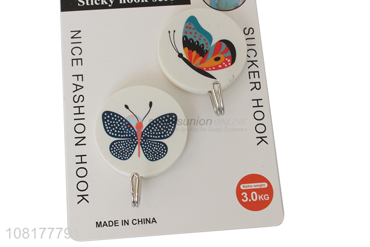 Yiwu factory bathroom towel round sucker hook sticky hooks