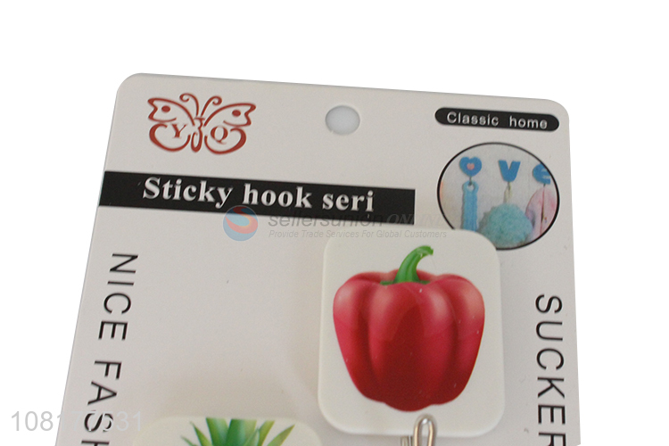 Hot selling strong self-adhesive sticky hooks for household