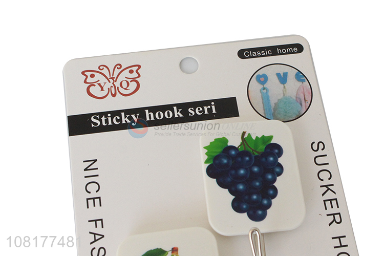 Good price fashion design 2pieces household sticky hooks