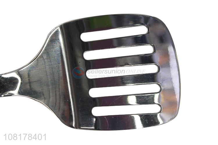 High quality long handle slotted spatula for cooking