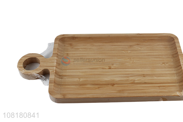 High quality creative bamboo kitchen storge tray for sale