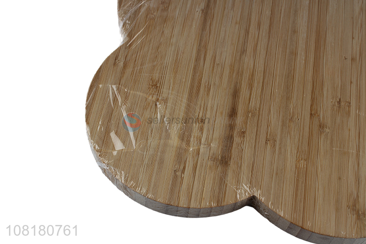 Factory direct sale simple bamboo dinner plate for kitchen