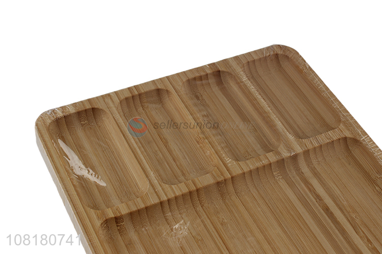 New products creative bamboo tray baking dinner plate