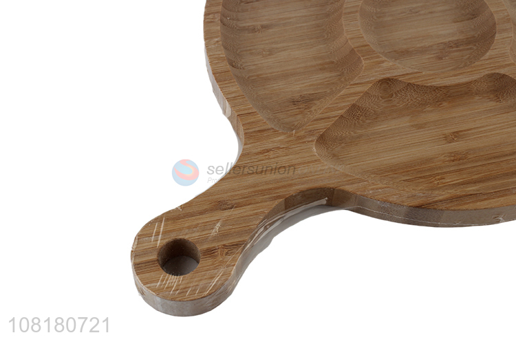 Online wholesale creative dinner plate bamboo tray