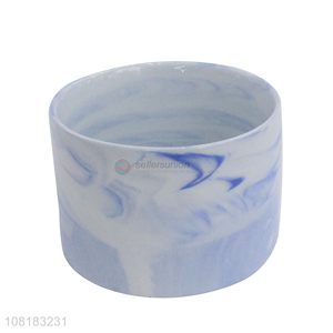 Good price blue creative mini flowerpot home ceramic decoration