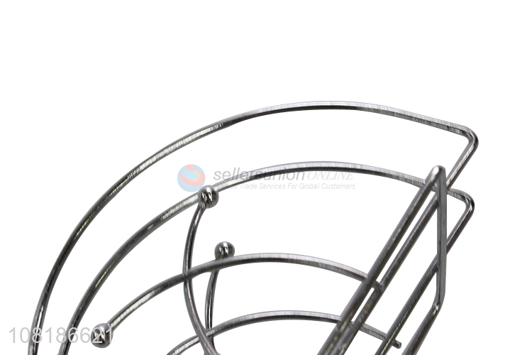 Yiwu wholesale silver simple wrought iron shelves