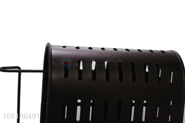 Low price black wall shelves kitchen chopstick holder