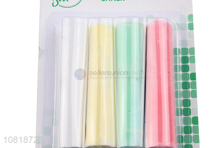 Online wholesale 4pieces bright color outdoor sidewalk chalk