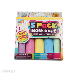 Yiwu market washable non-toxic sidewalk chalk set