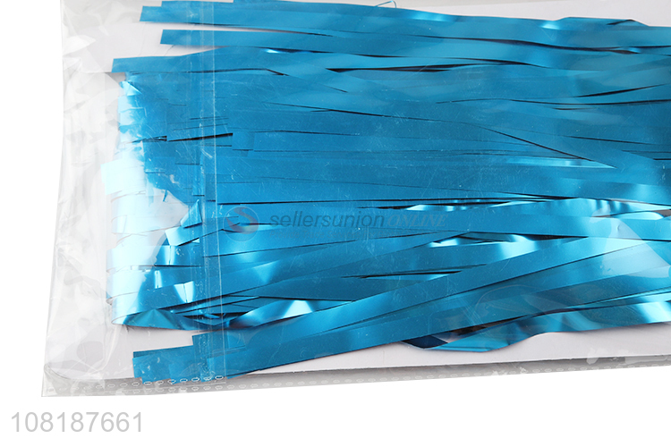 Hot selling background decorative foil fringe curtain