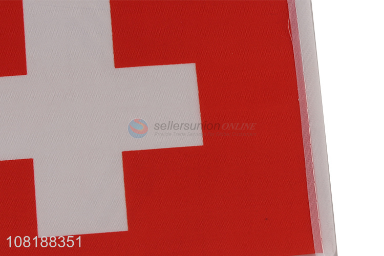 Good quality mini stick flag Swiss national flag for sports events