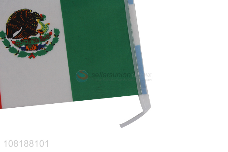 Yiwu market festival celebrations handheld flag Mexico country flag