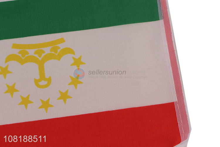 New arrival small Tajikistan stick flags handheld flags for world cup