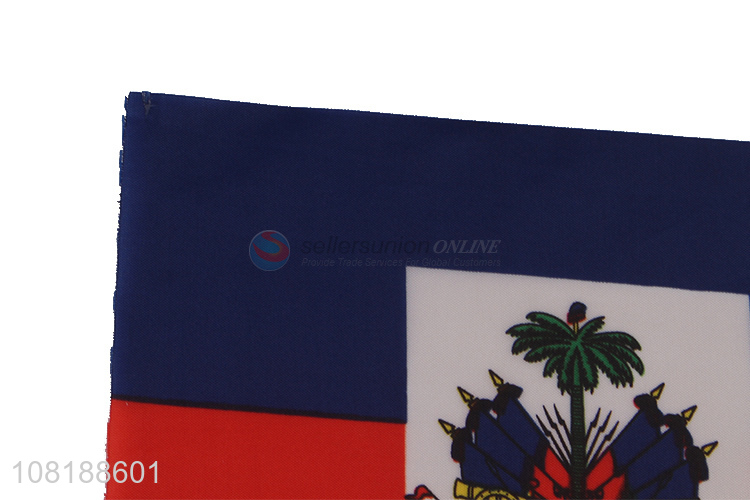 New arrival world cup festival events mini Haiti country flag banner