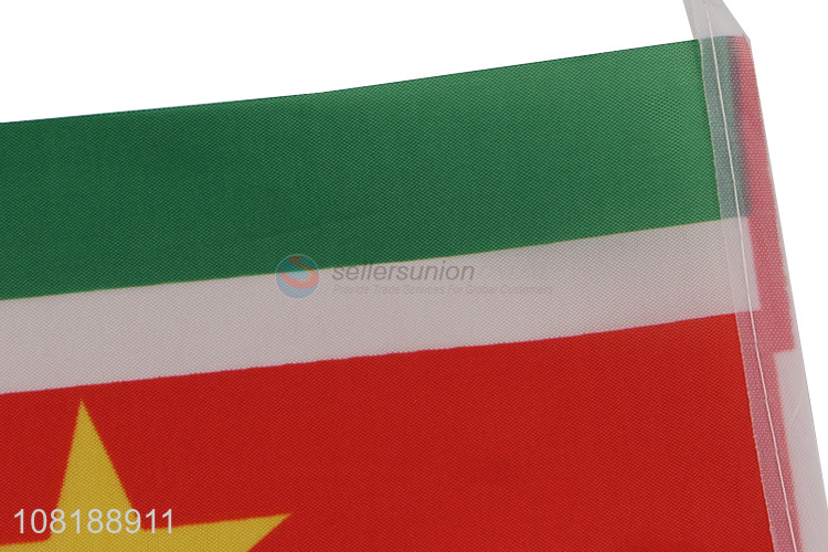 Yiwu market mini Suriname national country stick flag for festival events