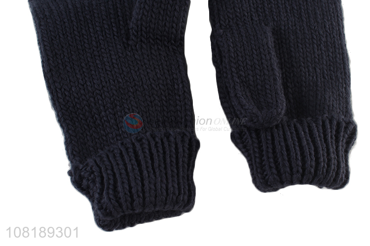 Hot products polyester winter warm gloves with top quality