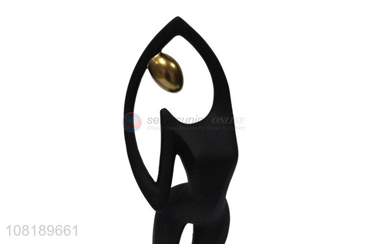 Factory direct sale abstract dancer office desktop ornament