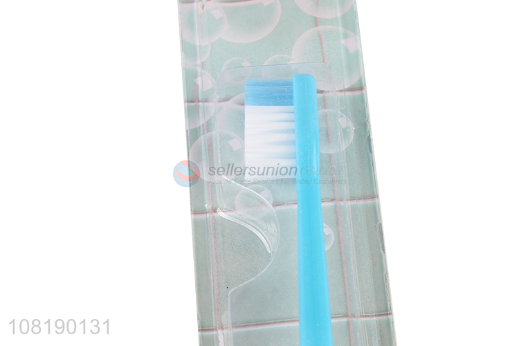 Wholesale Kids Non-Slip Handle Nylon Toothbrush With Suction Cup Base