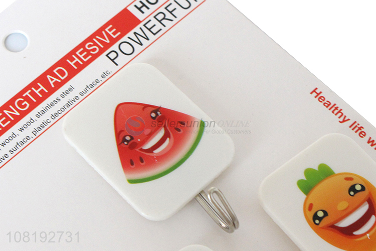 Creative Printing 3 Pieces Sticky Hook Multipurpose Wall Hooks