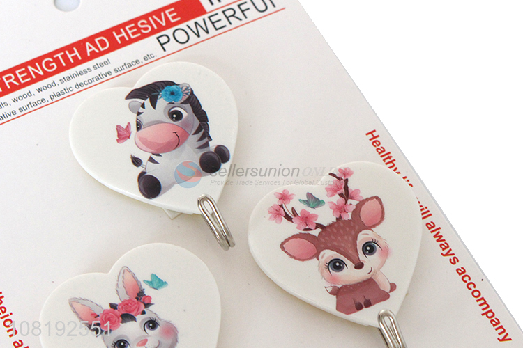 Wholesale Cartoon Printing Sticky Hooks Adhesive Hook