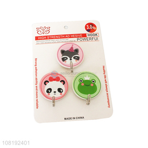 New Design Cartoon Printed Sticky Hook Multipurpose Hooks