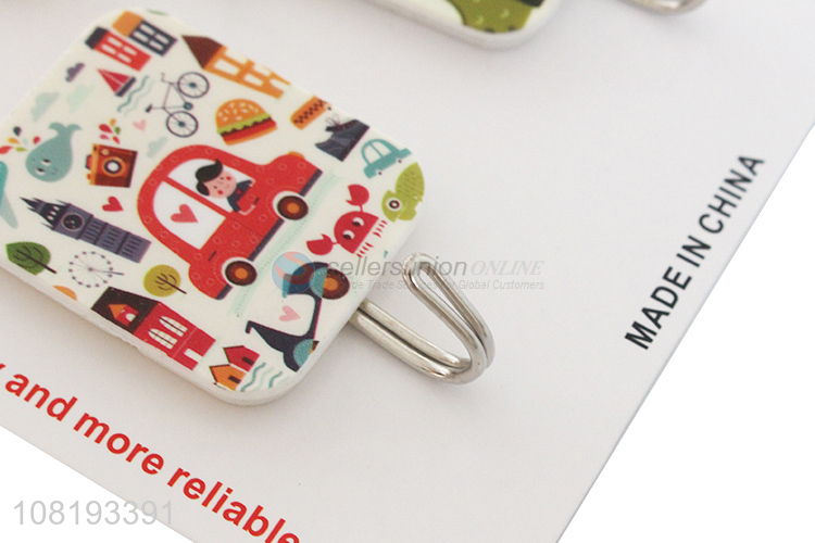 Custom Creative Printing 3 Pieces Sticky Hook Wall Hooks