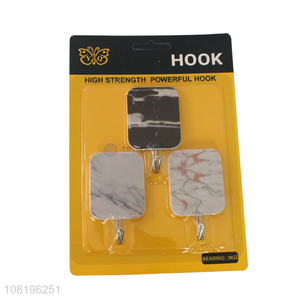 Hot selling simple sticky hooks kitchen wall hooks