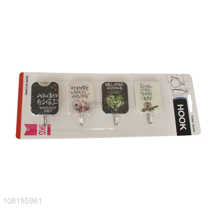 Factory direct sale creative printed sticky hooks