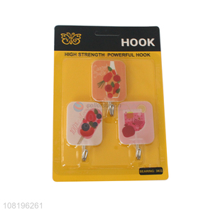 Factory wholesale printed sticky hooks hanging hooks